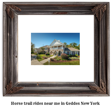 horse trail rides near me in Geddes, New York